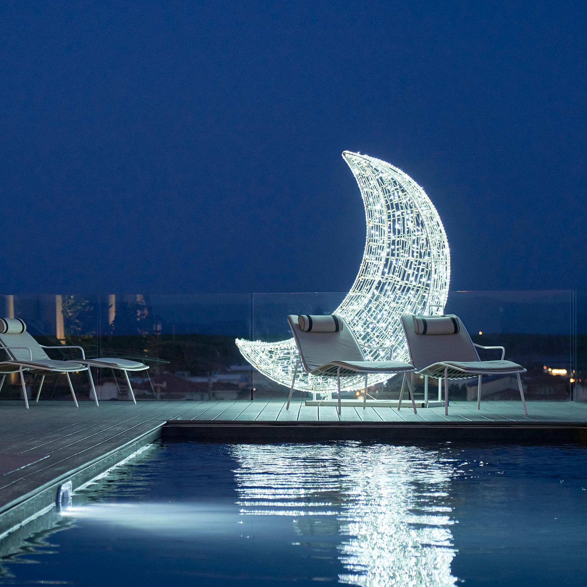 Rooftop con piscina in hotel 4 stelle sulla costa Toscana